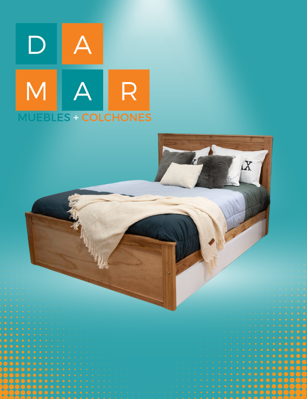 Duerme en grande con nuestras camas que combinan estilo y comodidad.